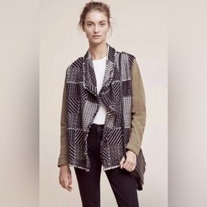 Hei Hei Anthropologie Fieldwork Anorak Fringe Jacket Plaid Pockets Womens Small